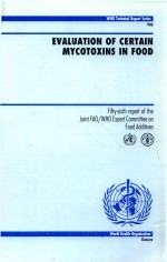 EVALUATION <em>OF</em> CERTA<em>IN</em> MYCOTOX<em>IN</em>S <em>IN</em> FOOD
