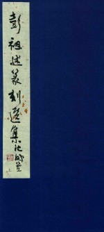 <em>彭</em>祖述篆刻选集  上
