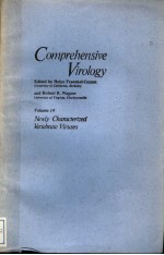 COMPREHENSIVE VIROLOGY  VOLUME 14  NEWLY CHARACTERIZED VERTEBRATE VIRUSES