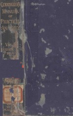 <em>C</em>UNNINGHAM'S MANUAL PRA<em>C</em>TI<em>C</em>AL ANATOMY