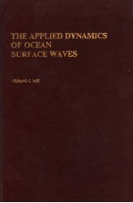 <em>THE</em> APPLIED DYNAMIC<em>S</em> <em>OF</em> OCEAN <em>S</em>URFACE WAVE<em>S</em>