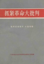 <em>抓</em>紧<em>革命</em>大批判  批判反动影片、小说专辑