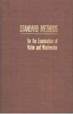 STANDARD <em>METHODS</em> FOR THE EXAMINATION <em>OF</em> WATER AND WASTEWATER THIRTEENTH EDITION