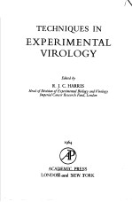 TE<em>C</em>HNIQUES IN EXPERIMENTAL VIROLOGY