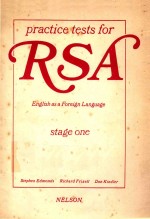 <em>PRACTICE</em> <em>TESTS</em> FOR RSA <em>ENGLISH</em> AS A FOREIGN LANGUAGE STAGE ONE