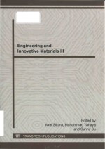 <em>Engineering</em> and innovative <em>materials</em> III selected