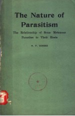 THE NATURE OF <em>P</em>ARASITISM