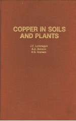 COPPE<em>R</em> IN SOILS AN<em>D</em> PLANTS