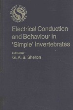 ELECTRIC<e<em>m</em>>A</e<em>m</em>>L CONDUCTION <e<em>m</em>>A</e<em>m</em>>ND BEH<e<em>m</em>>A</e<em>m</em>>VIOUR IN SI<em>M</em>PLE INVERTEBR<e<em>m</em>>A</e<em>m</em>>TES