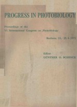 PROGRESS <em>IN</em> PHOTOBIOLOGY PROCEED<em>IN</em>GS <em>OF</em> THE VI <em>IN</em>TERNATIONAL CONGRESS ON PHOTOBIOLOGY