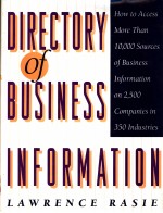 DIRECTORY OF BUSINES <em>INFORMATION</em>
