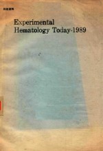 EXPERIME<em>N</em>TAL HEMATOLOGY TODAY 1989