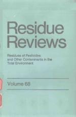 RESIDUE <em>REVIEW</em>S <em>VOLUME</em> 68