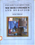 <em>STUDY</em> <em>GUIDE</em> TO ACCOMPANY FRANK:MICROECONOMICS AND BEHAVIOR