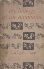 <em>THE</em> BIOLOGY OF <em>THE</em> AMPHIBIA