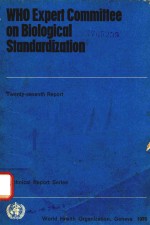 WHO EXPERT COMMITTEE <em>ON</em> BIOLOGCIAL STANDARDIZATI<em>ON</em> TWENTY SEVENTH <em>REPORT</em>