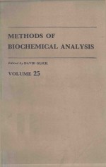 <em>METHODS</em> <em>OF</em> BIOCHEMICAL <em>ANALYSIS</em> VOLUME 25