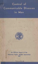 CONTROL <em>OF</em> COMMUNICABLE DISEASES <em>IN</em> <em>MAN</em> EIGHTH <em>EDITION</em>