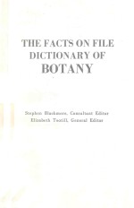 THE FACTS ON FILE DICTIONARY OF BOTANT