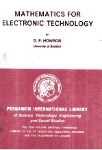Mathematics <em>for</em> Electronic <em>Technology</em>