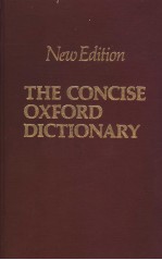 <em>THE</em> <em>CONCISE</em> OXFORD DICTIONARY <em>OF</em> CURRENT ENGLISH SIXTH <em>EDITION</em>
