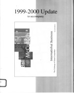 1999-<em>2000</em> UPDATE TO ACCOMPANY INTERNATIONAL BUSINESS:THE CHALLENGE OF GLOBAL COMPETITION  SEVENTH ED