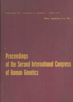 PROCEEDINGS OF <em>THE</em> SECOND INTERNATIONAL CONGRESS OF HUMAN <em>GENETICS</em> VOLUME III