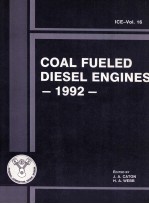 <em>COAL</em> FUELED DIESEL ENGINES 1992