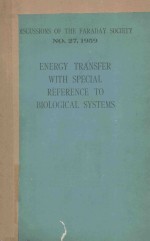 ENERGY TRAN<em>S</em>FER WITH <em>S</em>PECIAL <em>REFERENCE</em> <em>TO</em> BIOLOGICAL <em>S</em>Y<em>S</em>TEM<em>S</em>