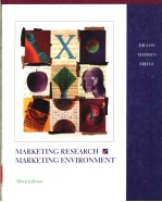 MARKETING RE<em>S</em>EARCH MARDETING ENVIRONMENT  THIRD EDITION