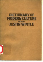 DICTION<em>A</em>RY <em>OF</em> MODERN CULTURE