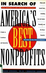 <em>IN</em> SEARCH <em>OF</em> AMERICA'S <em>BEST</em> NONPR<em>OF</em>ITS