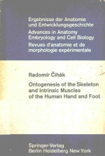 ONTOGENESIS <em>OF</em> <em>THE</em> SKELETON AND INTRINSIC MUSCLES <em>OF</em> <em>THE</em> HUMAN HAND AND FOOT