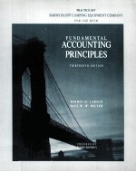 FUNDAMENTAL ACCOUNTING <em>PRINCIPLES</em> THIRTEENTH <em>EDITION</em>
