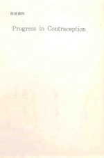 PROGRESS <em>IN</em> CONTRACEPTON <em>VOLUME</em> 3