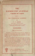 <em>THE</em> HAEMOLYTIC ANAEMIAS CONGENITAL AND ACQUIRED <em>SECOND</em> <em>EDITION</em>