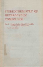 STEREOCHEMISTRY O<em>F</em> HETEROCYCLIC COMPOUNDS