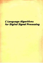 C L<em>A</em>NGU<em>A</em>GE <em>A</em>LGORITHMS FOR <em>DIGIT<em>A</em>L</em> <em>SIGN<em>A</em>L</em> <em>PROCESSING</em>