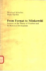 <em>FROM</em> FERMAT <em>TO</em> MINKOWSKI