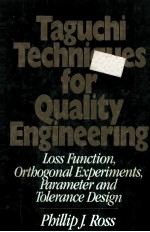 T<em>a</em>guchi Techniques <em>for</em> Qu<em>a</em>lity <em>Engineering</em> Loss Function