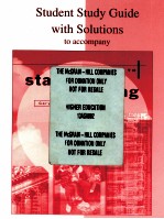 STUDENT <em>STUDY</em> <em>GUIDE</em> WITH SOLUTIONS TO ACCOMPANY INTRODUCTION TO STATISTICAL REASONING
