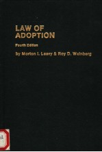 LAW <em>OF</em> ADOPTION  FOURTH <em>EDITION</em>