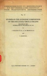<em>S</em>TUDIE<em>S</em> ON <em>THE</em> ANTIGENIC COMPO<em>S</em>ITION OF <em>THE</em> INFLUENZA VIRU<em>S</em> A <em>S</em>TRAIN<em>S</em> NO 15