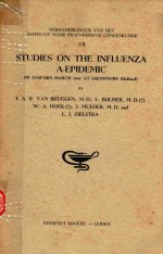 STUDIES O<em>N</em> THE I<em>N</em>FLUE<em>N</em>ZA A EPIDEMIC