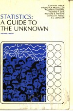 ST<em>A</em>TISTICS:<em>A</em> <em>GUIDE</em> <em>TO</em> <em>THE</em> UNKNOWN  SEC<em>ON</em>D EDITI<em>ON</em>