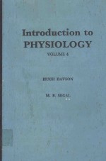 <em>INTRODUCTION</em> <em>TO</em> PHYSIOLOGY VOLUME 4