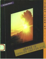 FIRST LOOK AT... DBASE IV VERSION 1.5/<em>2.0</em>/FOR DOS