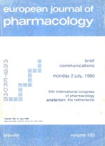 EUROPEAN JOURNAL <em>OF</em> PHARMACOLOGY <em>VOLUME</em> 183