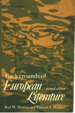 BA<em>C</em>KG<em>R</em>OUNDS OF EU<em>R</em>OPEAN LITE<em>R</em>ATU<em>R</em>E  SE<em>C</em>OND EDITION