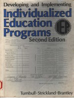 <em>DEVELOPING</em> AND IMPLEMENTING INDIVIDUALIZED EDUCATION PROGRAMS  <em>SECOND</em> <em>EDITION</em>